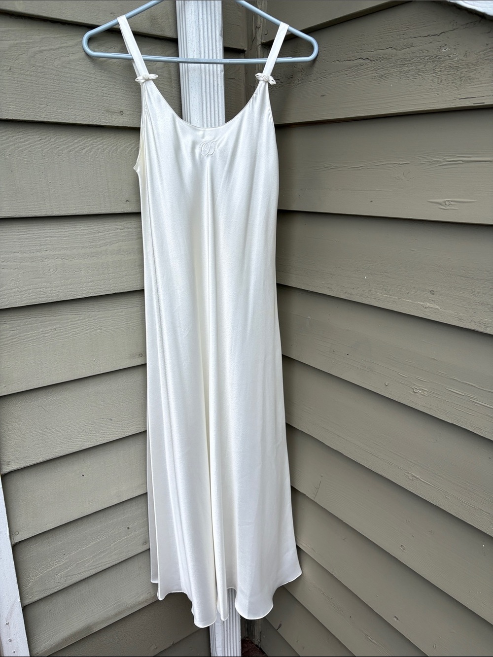 Vtg Dior White Satin Slip Dress from NeimanMarcus. Sz Pettitte. Worn once. ❤️❤️ - Picture 3 of 9